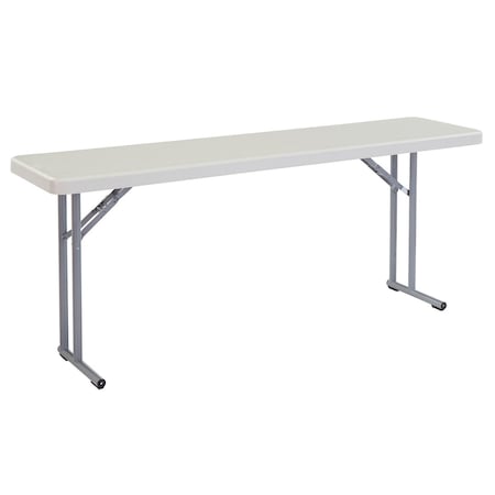 Interion By Global Industrial Seminar Table, 18 in W, 72 in L, 29-1/2 in H B449334